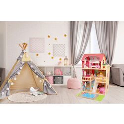 Casuta pentru papusi Ecotoys W06A333E (Pink) Thumb