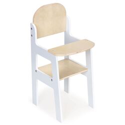 Scaunel pentru papusa Ecotoys ESC-W-0196 (Wood/White) Thumb