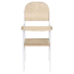 Scaunel pentru papusa Ecotoys ESC-W-0196 (Wood/White)