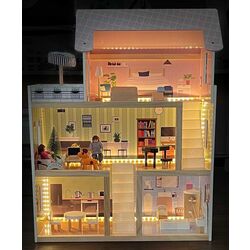 Casuta pentru papusi Enero Toys LED (Multicolor) Thumb