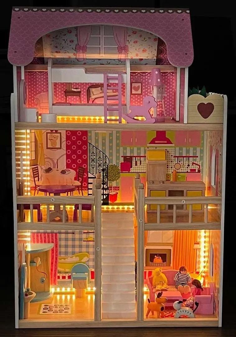 Кукольный домик Enero Toys LED XXXL (Multicolor)