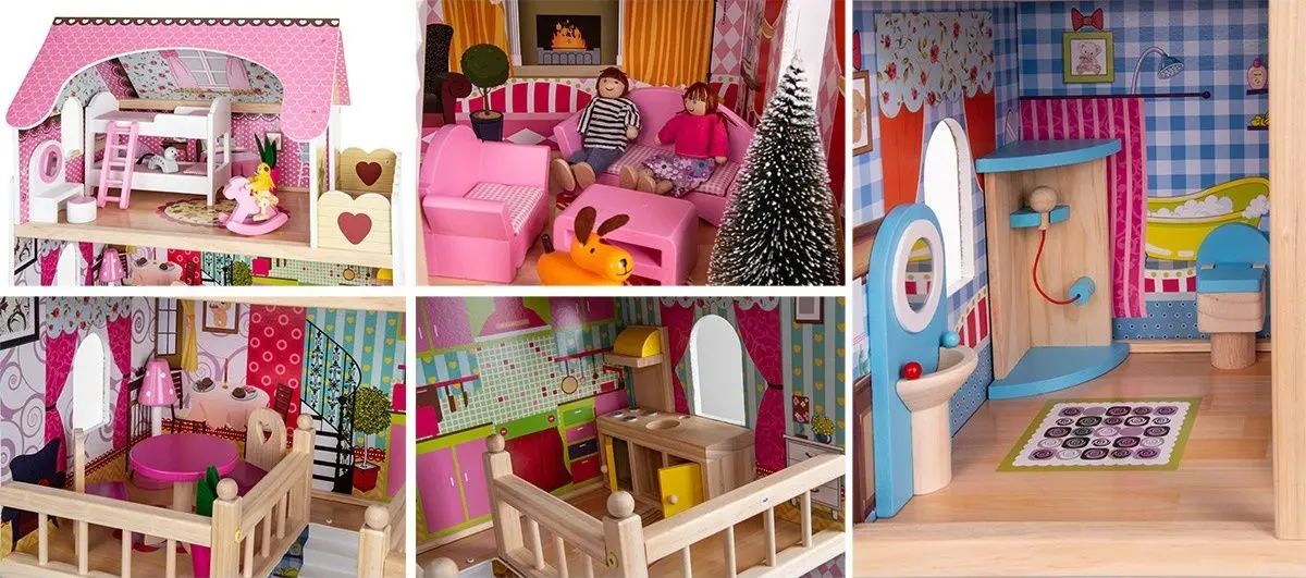 Кукольный домик Enero Toys LED XXXL (Multicolor)