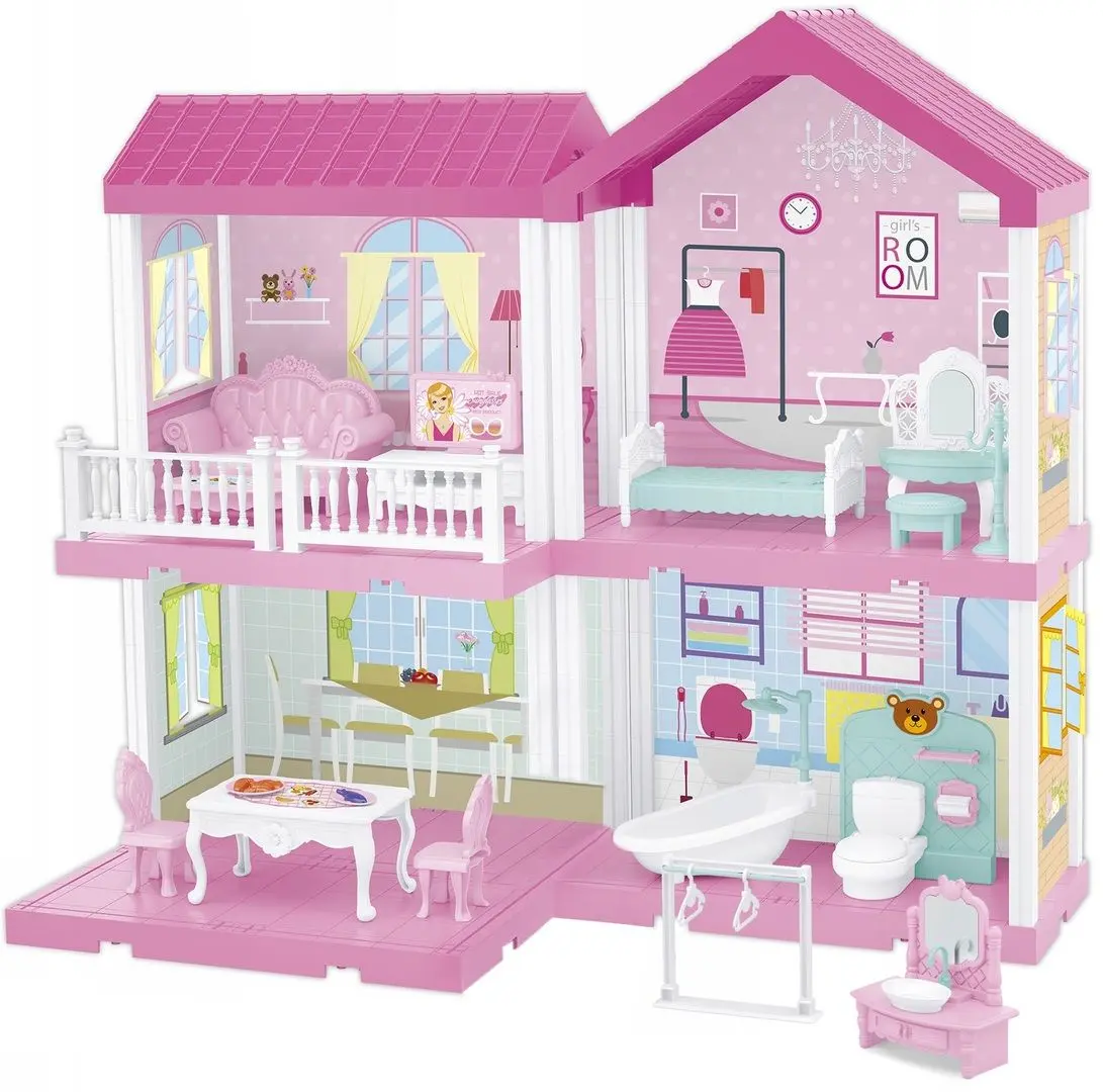 Кукольный домик Essa Toys QC668-58A (Pink)
