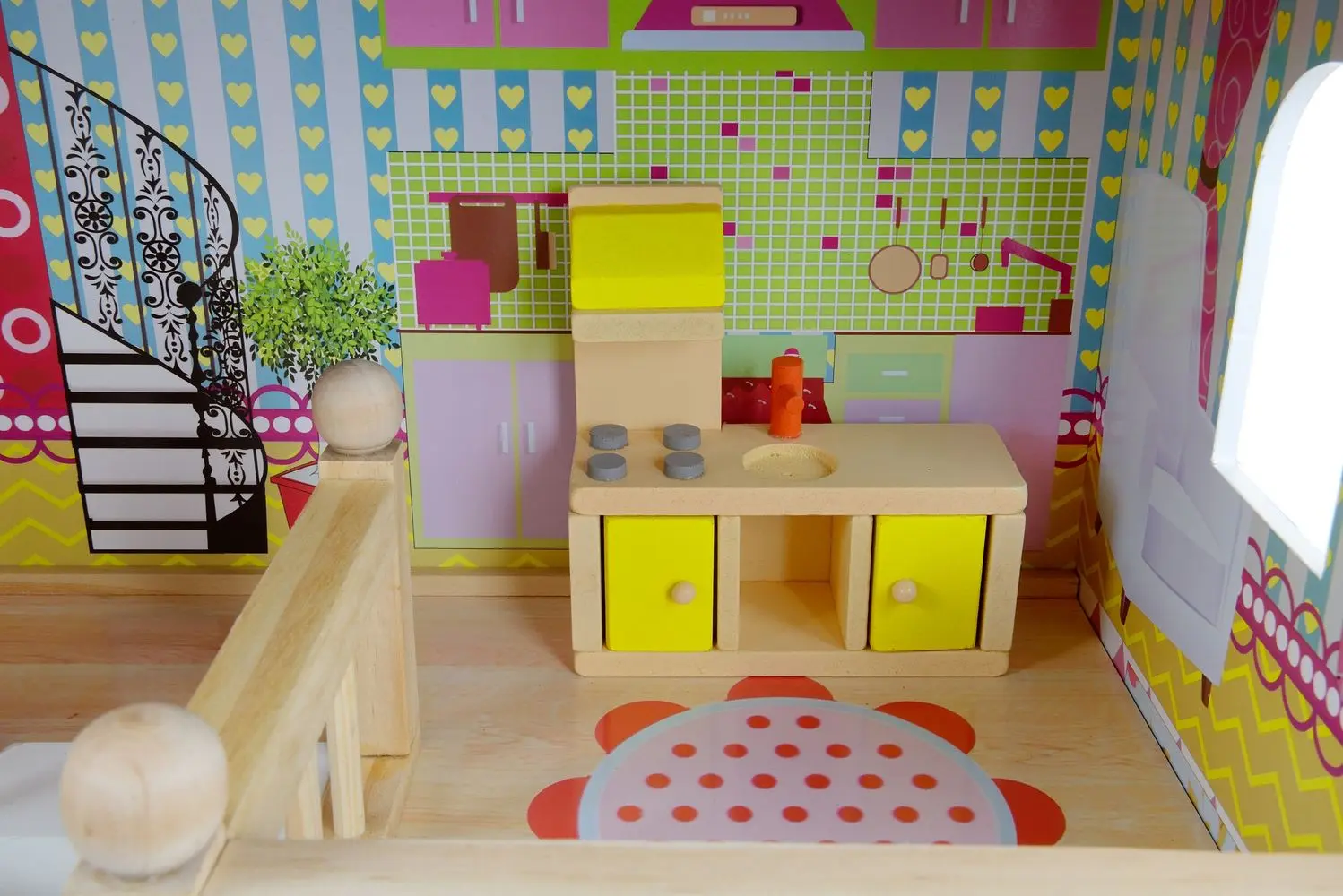 Кукольный домик Funfit Kids 3046 (Pink)