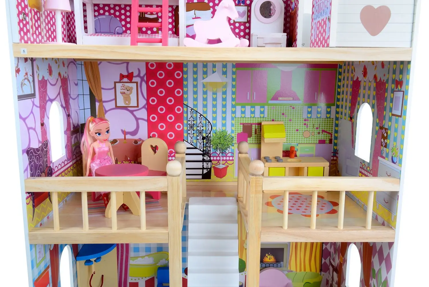 Кукольный домик Funfit Kids 3046 (Pink)