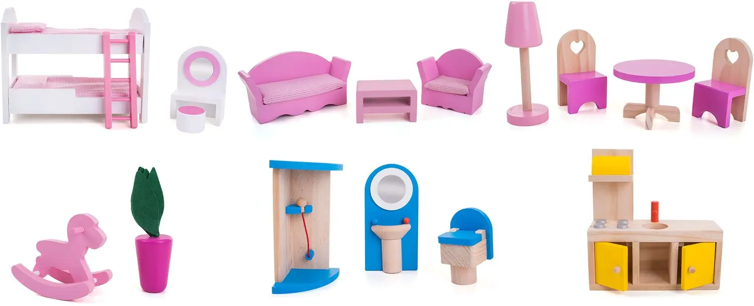 Кукольный домик Funfit Kids 3046 (Pink)