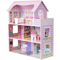 Кукольный домик Funfit Kids 3892 (Pink) Thumb