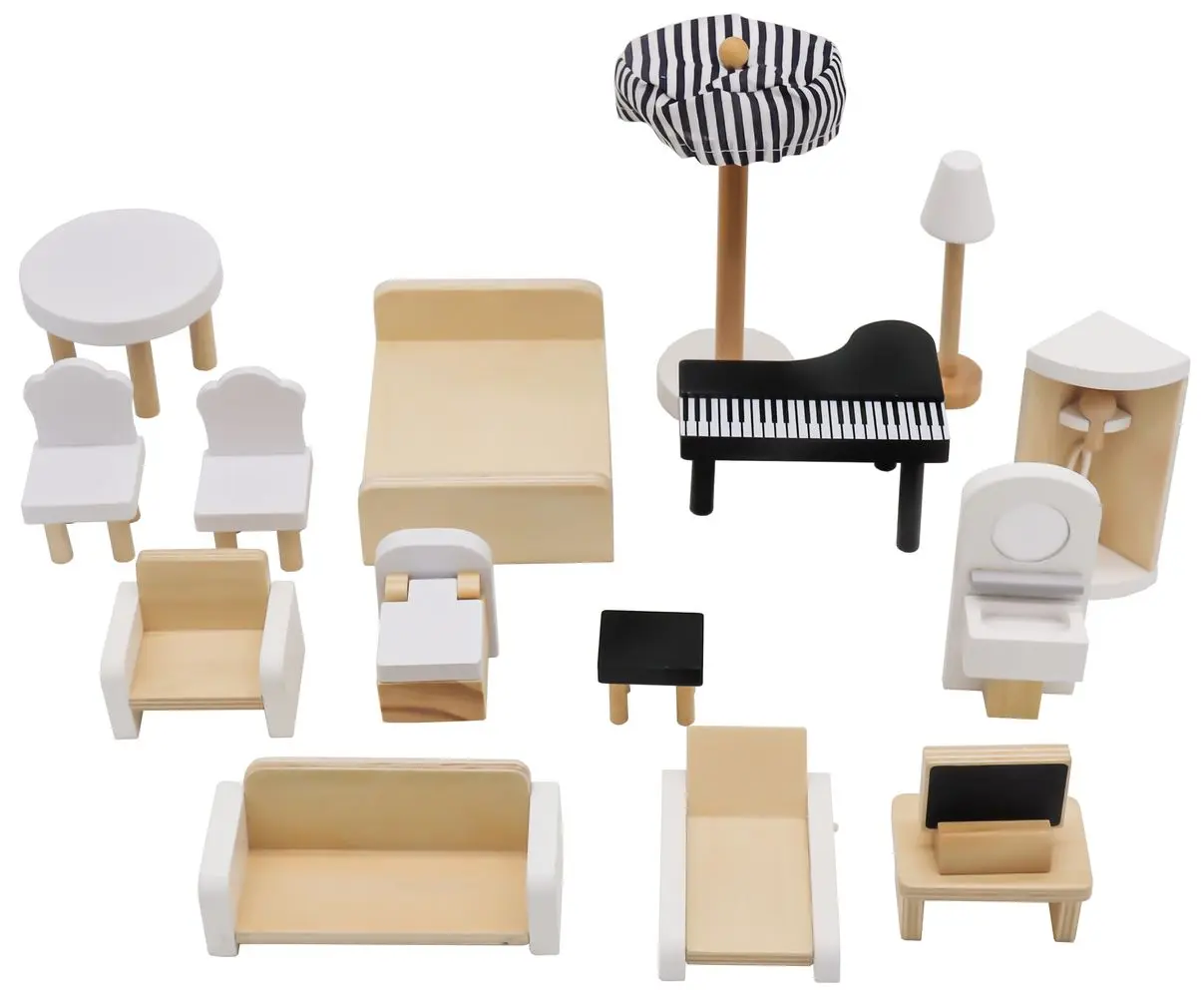 Casuta pentru papusi Funfit Kids 3894 (Grey)