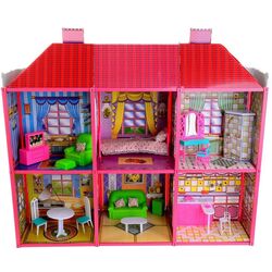 Casuta pentru papusi Funfit My Lovely Villa (Red)