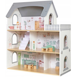 Casuta pentru papusi Gotel B70S (White/Grey/Natural) Thumb