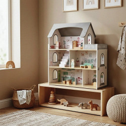 Casuta pentru papusi Gotel B70S (White/Grey/Natural) Thumb