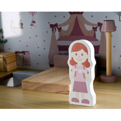 Casuta pentru papusi Gotel B70S (White/Grey/Natural) Thumb