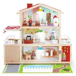 Casuta pentru papusi Hape Doll Family Mansion (Multicolor)