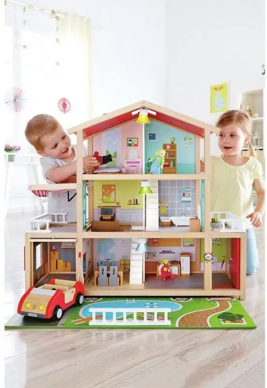 Кукольный домик Hape Doll Family Mansion (Multicolor)