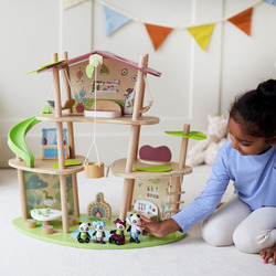 Кукольный домик Hape Pandas Bamboo House (Multicolor) Thumb