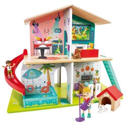 Căsuță pentru păpuși Hape Rock and Slide Play E3411 (Multicolor)