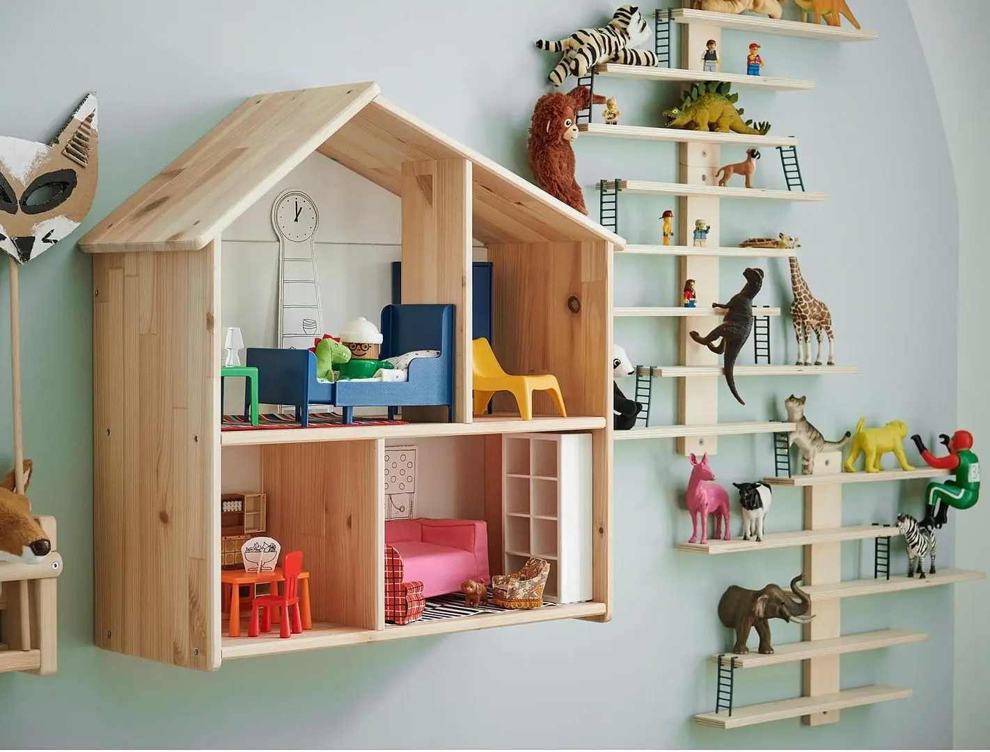 Кукольный домик Ikea Flisat (Натуральный)