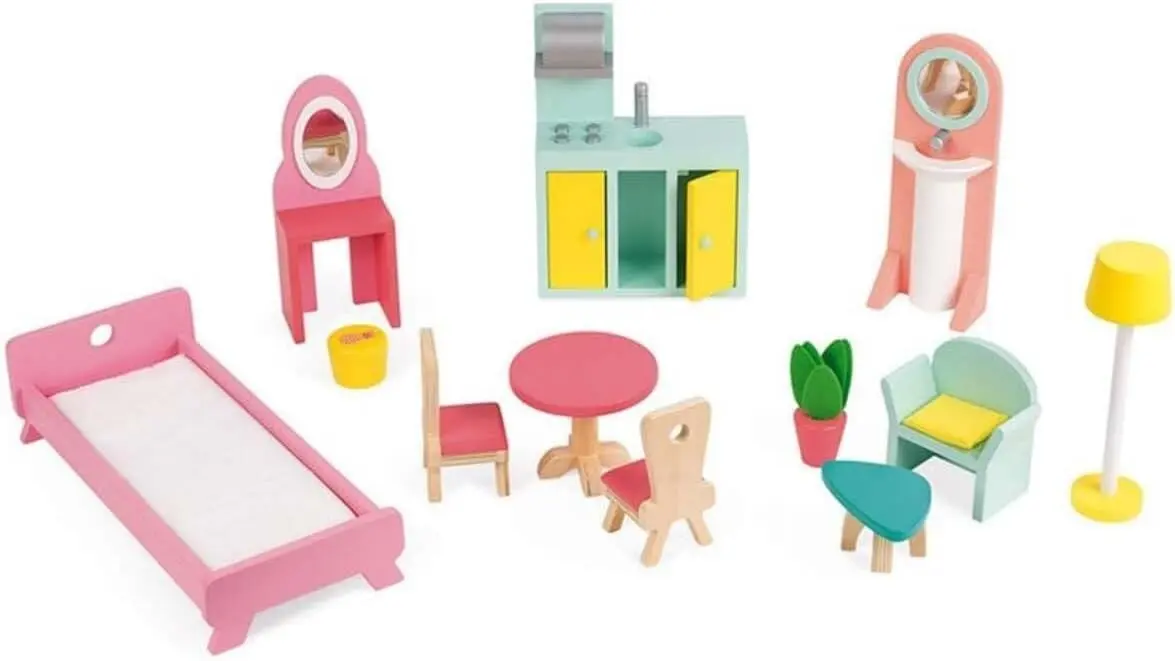 Кукольный домик Janod Happy Day (Green/Pink) - 2