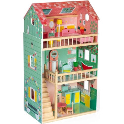Кукольный домик Janod Happy Day (Green/Pink)