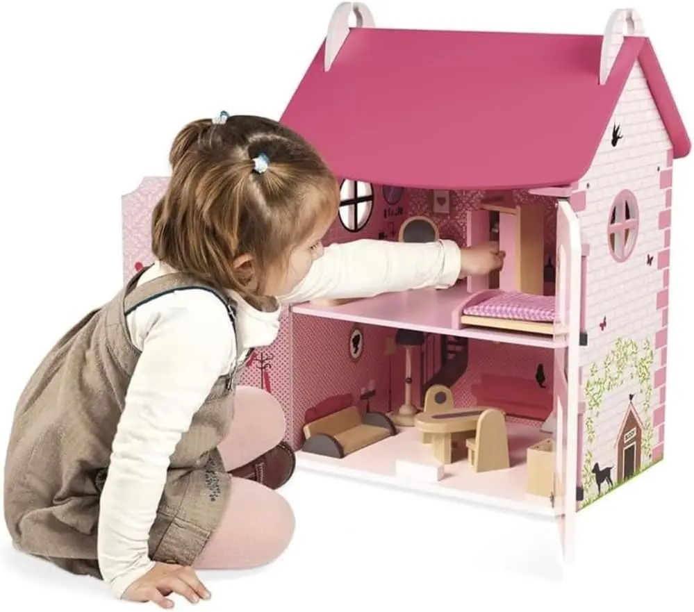 Кукольный домик Janod Mademoiselle (Pink) - 8