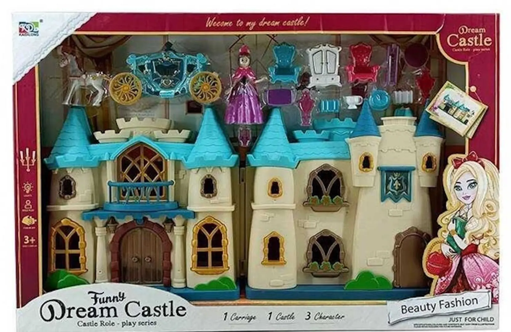 Casuta pentru papusi Kaidilong Funny Dream Castle 00182