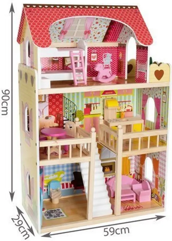 Кукольный домик Kruzzel D11252 (Multicolore) - 9