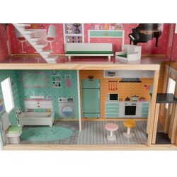 Casuta pentru papusi Kruzzel Large Dollhouse (Multicolor) Thumb