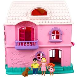 Casuta pentru papusi LeanToys 35x35x9 (Multicolor)