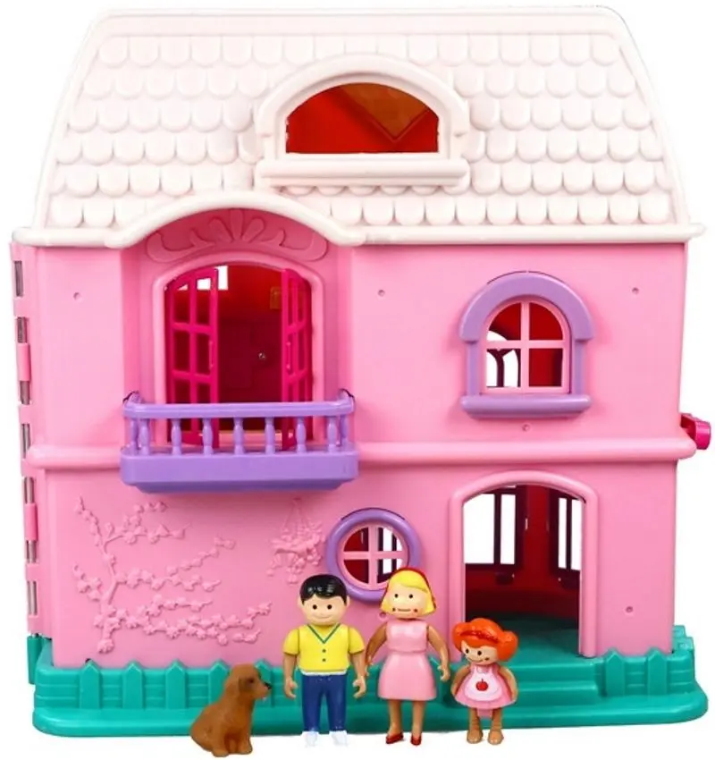 Кукольный домик LeanToys 35x35x9 (Multicolor)