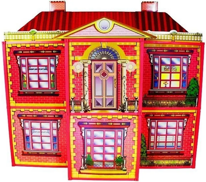 Кукольный домик LeanToys 479 (Red/Pink) - 2