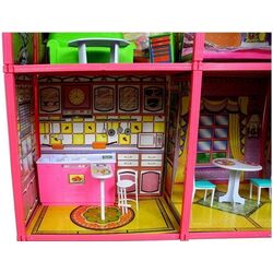 Кукольный домик LeanToys 479 (Red/Pink) Thumb