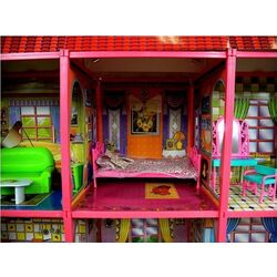 Кукольный домик LeanToys 479 (Red/Pink) Thumb