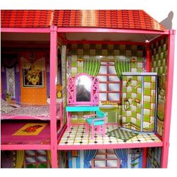 Кукольный домик LeanToys 479 (Red/Pink) Thumb