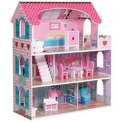 Кукольный домик LeanToys Bianca 5516 (Pink) Thumb