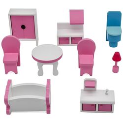 Кукольный домик LeanToys Bianca 5516 (Pink) Thumb