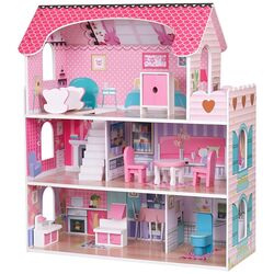 Casuta pentru papusi LeanToys Bianca 5516 (Pink)