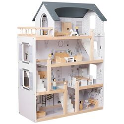 Кукольный домик LeanToys Gaia 15035 (White/Grey) Thumb