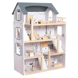 Кукольный домик LeanToys Gaia 15035 (White/Grey) Thumb