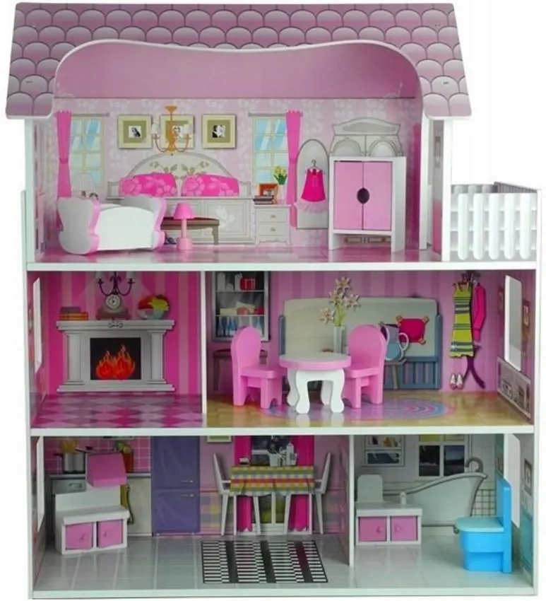 Кукольный домик LeanToys Stefie 2264 (Pink) - 2