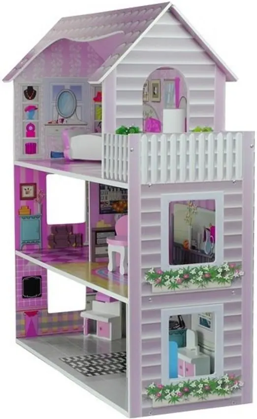 Кукольный домик LeanToys Stefie 2264 (Pink) - 3