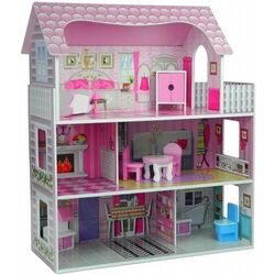 Casuta pentru papusi LeanToys Stefie 2264 (Pink)