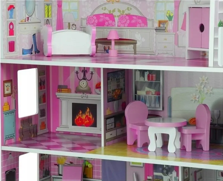 Кукольный домик LeanToys Stefie 2264 (Pink) - 5