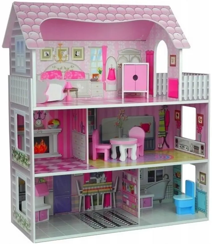 Кукольный домик LeanToys Stefie 2264 (Pink)