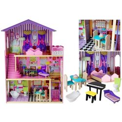 Кукольный домик LeanToys Stella 7680 (Pink) Thumb