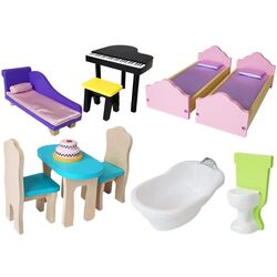 Кукольный домик LeanToys Stella 7680 (Pink) Thumb