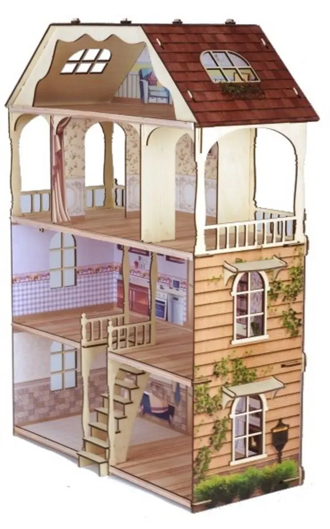 Căsuță pentru păpuși Magic Bunny House Anna (mica) - 2