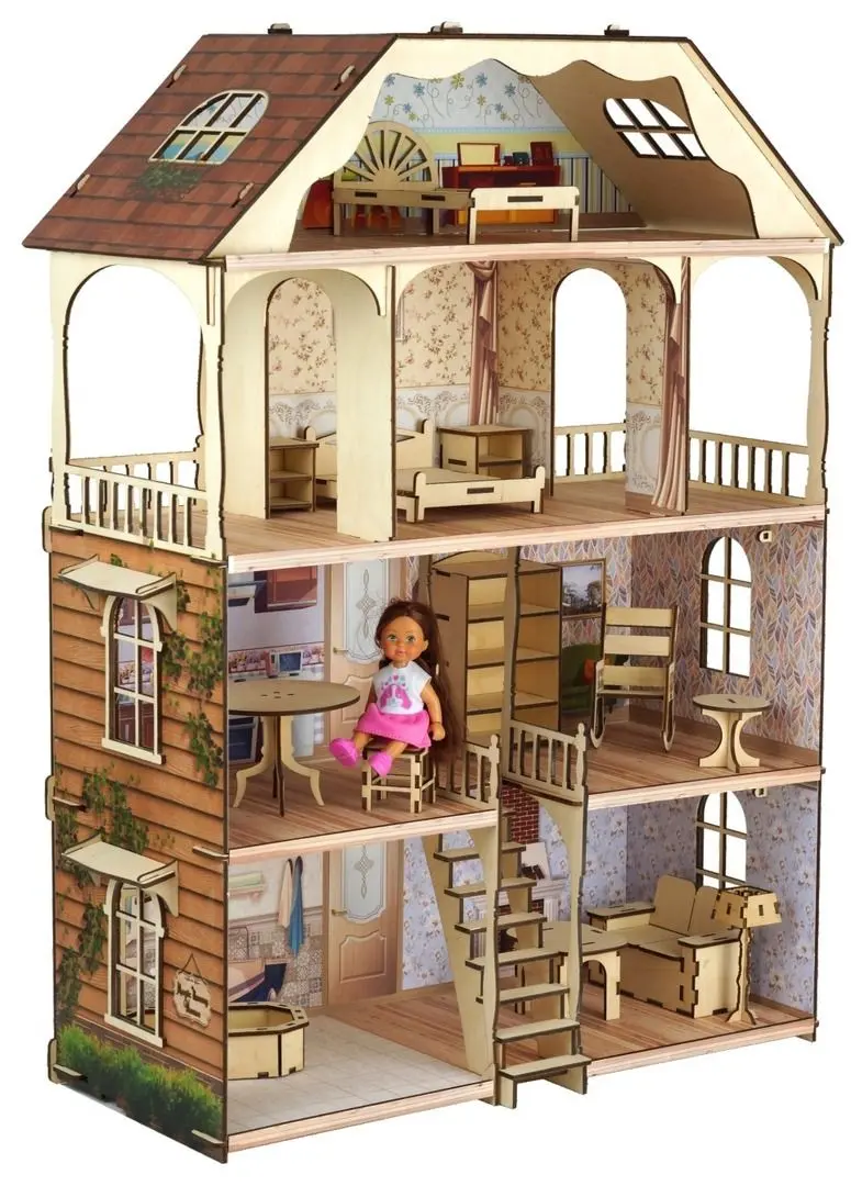 Căsuță pentru păpuși Magic Bunny House Anna (mica)