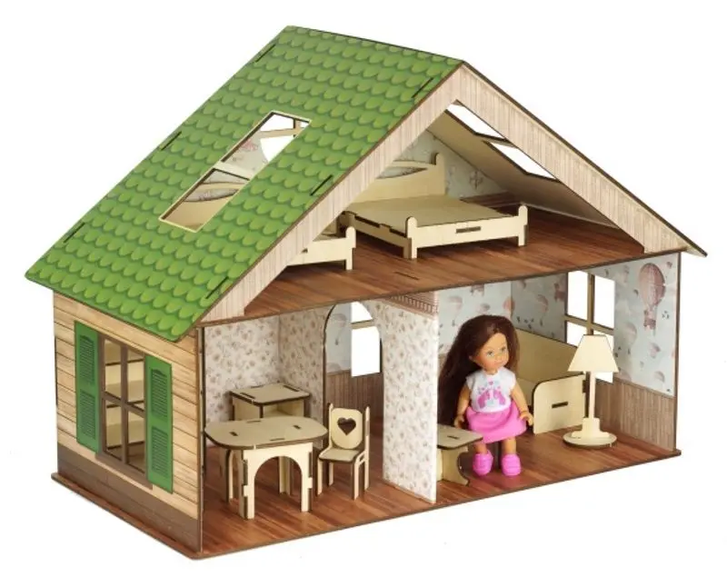 Căsuță pentru păpuși Magic Bunny House Mia (mica) - 3