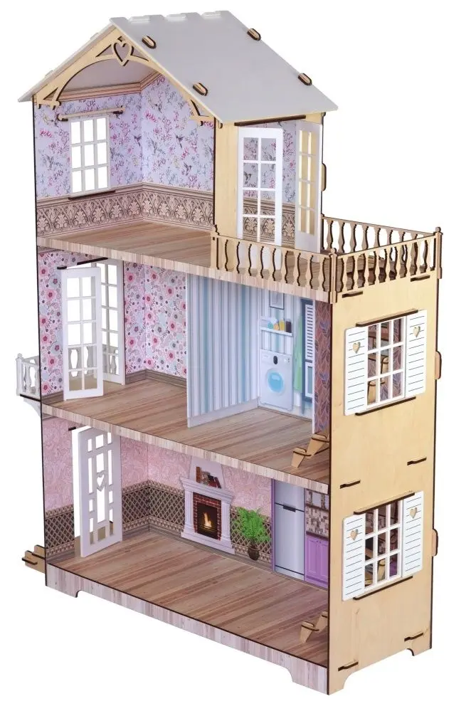Căsuță pentru păpuși Magic Bunny House Miranda (mare) - 2
