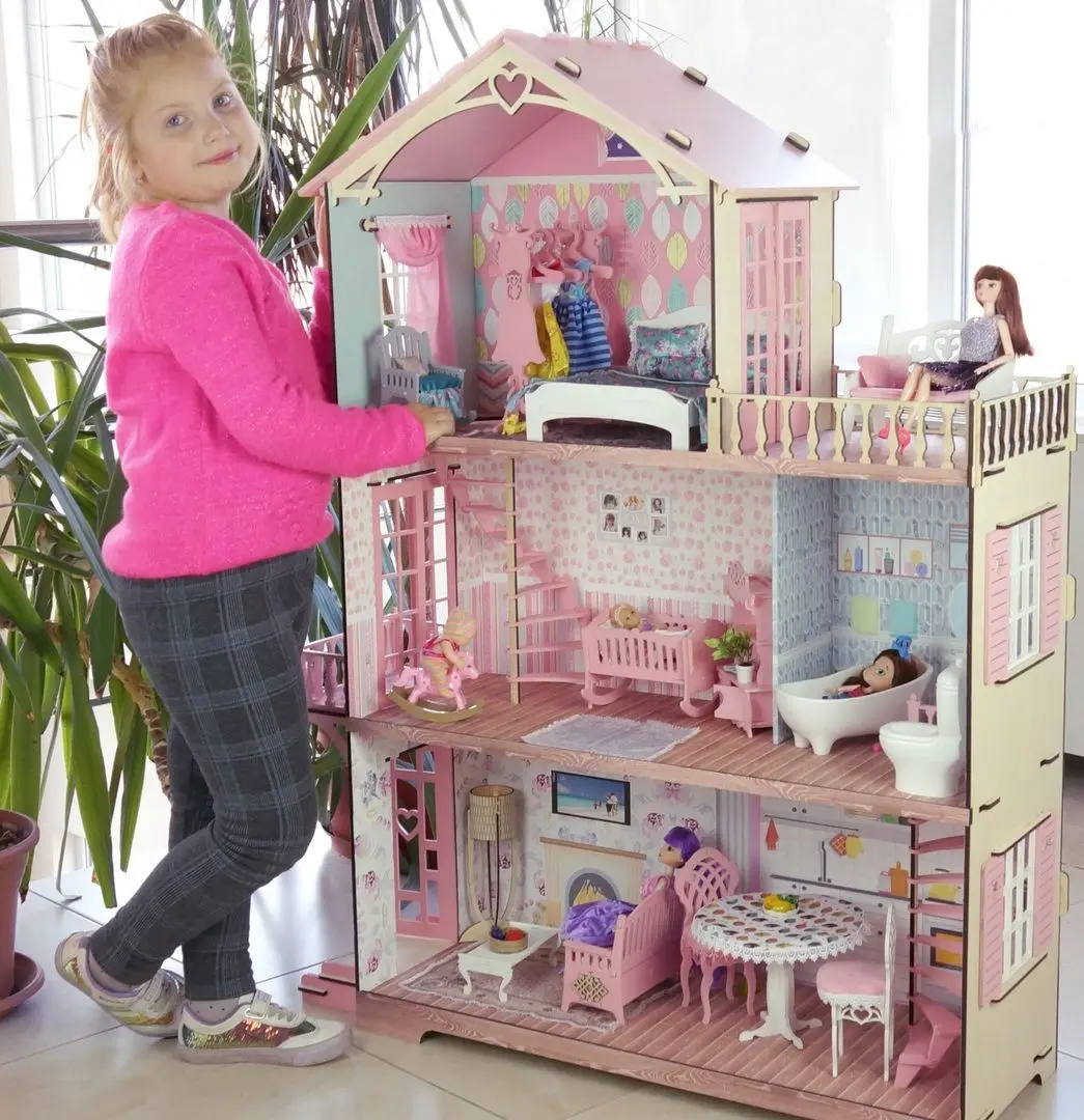 Căsuță pentru păpuși Magic Bunny House Miranda (mare) - 5